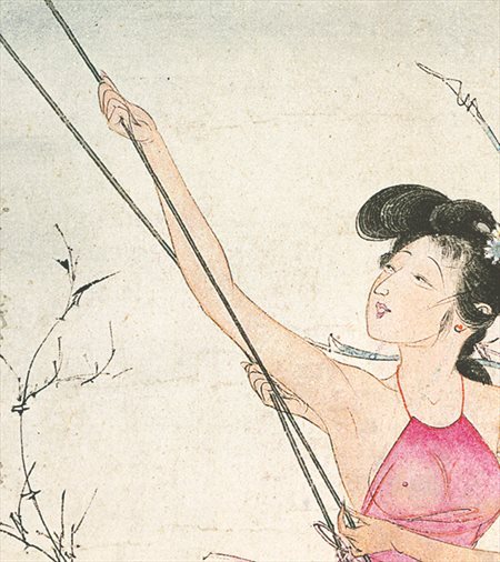遂昌-胡也佛的仕女画和最知名的金瓶梅秘戏图